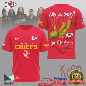 Kansas City Chiefs x Korn Issues Doll Are You Ready Tribute T Shirt Kansas City Chiefs x Korn Issues Doll Are You Ready Tribute T Shirt