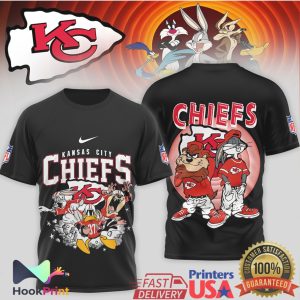 Kansas City Chiefs x Looney Tunes Mashup Retro NFL Fan T Shirt Kansas City Chiefs x Looney Tunes Mashup Retro NFL Fan T Shirt