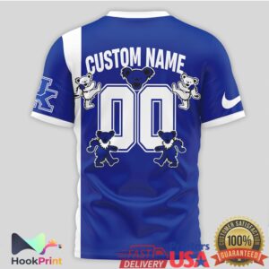 Kentucky Wildcats NCAA Basketball Champions 2026 Grateful Dead Dancing Bears Custom Name Fans T Shirt