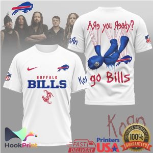 Korn x Buffalo Bills NFL Are You Ready Mesh Graphic T Shirt