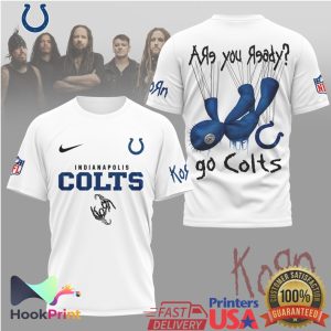 Korn x Indianapolis Colts NFL Are You Ready Mesh Graphic T Shirt