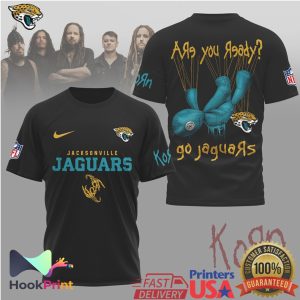 Korn x Jacksonville Jaguars NFL Are You Ready Mesh Graphic T Shirt
