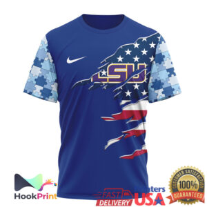 LSU Tigers Autism Awareness Support 2026 Blue Ribbon Puzzle Fans T Shirt LSU Tigers Autism Awareness Support 2026 Blue Ribbon Puzzle Fans T Shirt