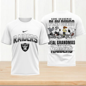 Las Vegas Raiders Funny Grandma Some Grandmas Play Bingo Raiders T Shirt