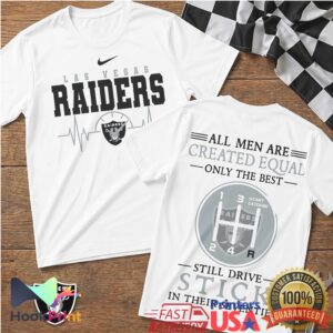 Las Vegas Raiders NFL Football Heartbeat Manual Transmission Best T Shirt