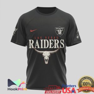 Las Vegas Raiders Still The Problem Steer Skull American Flag T Shirt