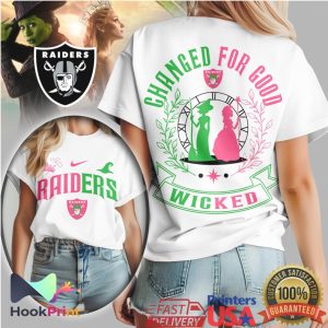 Las Vegas Raiders Wicked Musical Changed For Good Fan Gear T Shirt