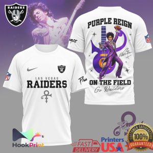 Las Vegas Raiders x Prince Purple Reign On The Field T Shirt