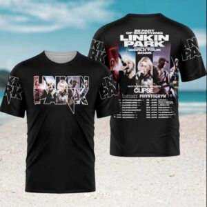Linkin Park From Zero World Tour 2026 Retro Band Photo Men Women Music Fans T Shirt