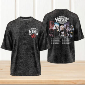 Linkin Park Rock Am Ring From Zero World Tour 2026 Vintage Acid Wash Fans T Shirt Linkin Park Rock Am Ring From Zero World Tour 2026 Vintage Acid Wash Fans T Shirt