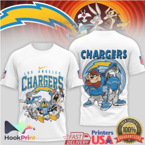 Los Angeles Chargers x Looney Tunes Squad NFL Graphic T Shirt