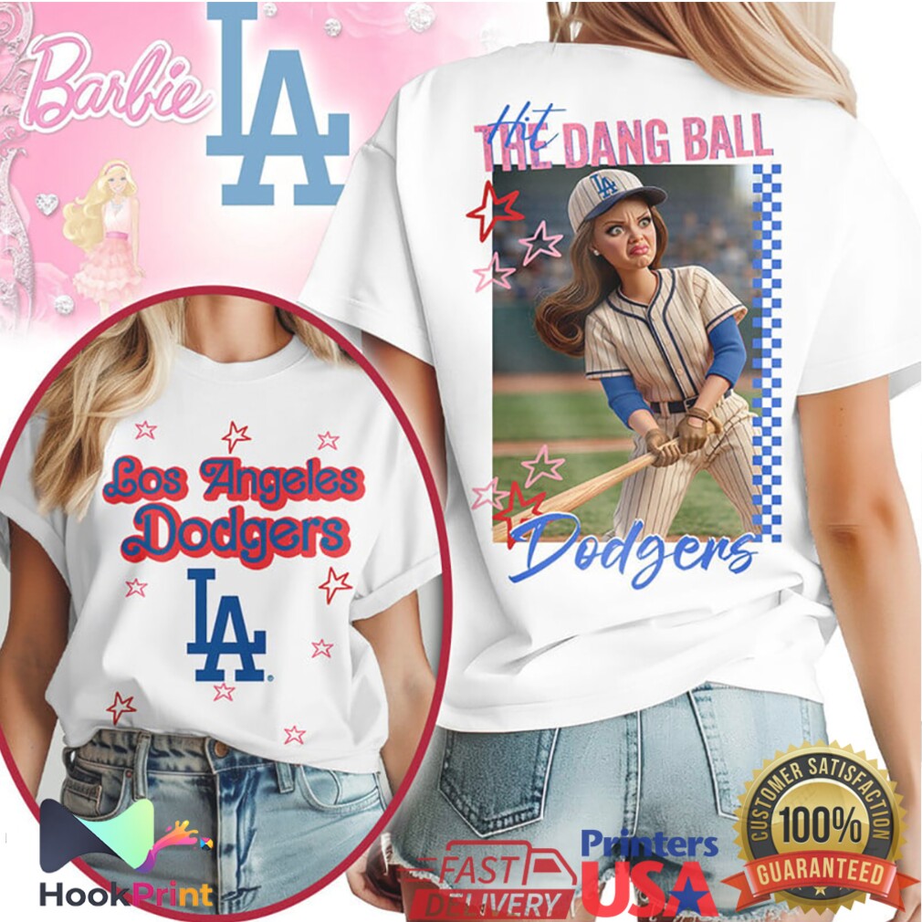 Los Angeles Dodgers Hit The Dang Ball Baseball Meme Fan T Shirt Los Angeles Dodgers Hit The Dang Ball Baseball Meme Fan T Shirt
