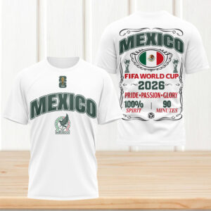 Mexico FIFA World Cup 2026 Soccer Pride Passion Glory T Shirt