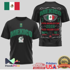 Mexico National Team FIFA World Cup 2026 Pride Passion Glory Men Women T Shirt Mexico National Team FIFA World Cup 2026 Pride Passion Glory Men Women T Shirt