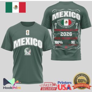 Mexico National Team FIFA World Cup 2026 Pride Passion Glory Men Women T Shirt