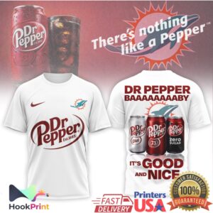 Miami Dolphins x Dr Pepper It’s Good and Nice NFL Football T Shirt Miami Dolphins x Dr Pepper It’s Good and Nice NFL Football T Shirt