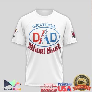 Miami Heat Forever Grateful Dead Dad NBA Basketball Fan T Shirt