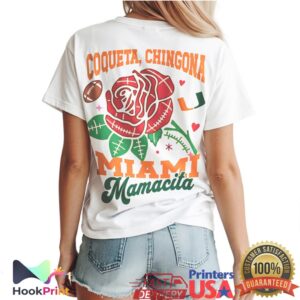 Miami Hurricanes Mamacita Coqueta Chingona 2026 Mother's Day Women College T Shirt