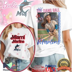 Miami Marlins Hit The Dang Ball Barbie Style T Shirt Miami Marlins Hit The Dang Ball Barbie Style T Shirt