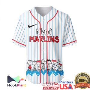 Miami Marlins x Peanuts Snoopy All Star Baseball Jersey