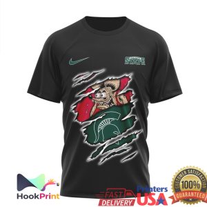 Michigan State Spartans Built To Play Not To Bow Rat Fink Style T Shirt Michigan State Spartans Built To Play Not To Bow Rat Fink Style T Shirt