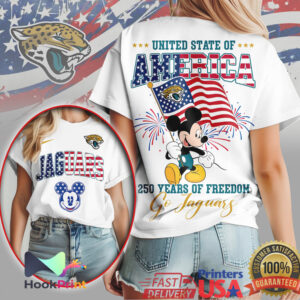 Mickey Mouse Jacksonville Jaguars United State of America NFL T Shirt