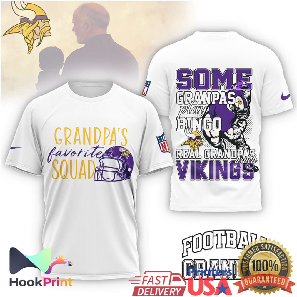 Minnesota Vikings Grandpa’s Favorite Squad Real Grandpas Watch Vikings T Shirt Minnesota Vikings Grandpa’s Favorite Squad Real Grandpas Watch Vikings T Shirt