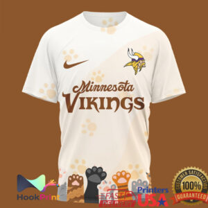 Minnesota Vikings International Cat Day 2026 Vintage Style Football Fans Men Women T Shirt