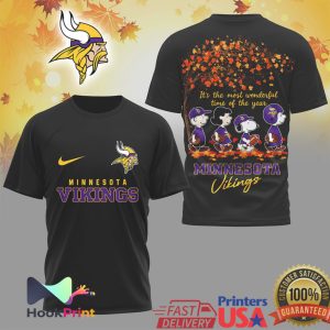 Minnesota Vikings Peanuts Gang Fall Seasonal Most Wonderful Time Of The Year Shirt Minnesota Vikings Peanuts Gang Fall Seasonal Most Wonderful Time Of The Year Shirt