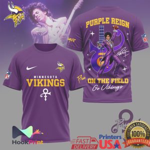 Minnesota Vikings Prince Purple Reign On The Field T Shirt
