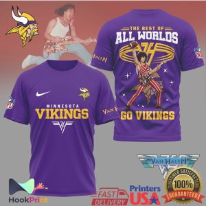 Minnesota Vikings Van Halen The Best Of All Worlds Go Vikings NFL T Shirt Minnesota Vikings Van Halen The Best Of All Worlds Go Vikings NFL T Shirt