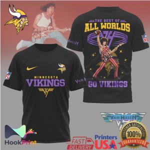 Minnesota Vikings Van Halen The Best Of All Worlds Go Vikings NFL T Shirt