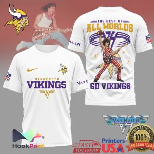 Minnesota Vikings Van Halen The Best Of All Worlds Go Vikings NFL T Shirt