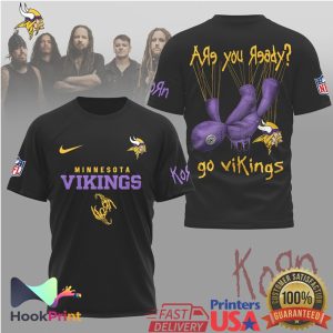 Minnesota Vikings x Korn Issues Doll Are You Ready Tribute T Shirt