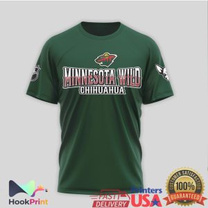 Minnesota Wild Chihuahua I Choose Violence Funny NHL Hockey T Shirt