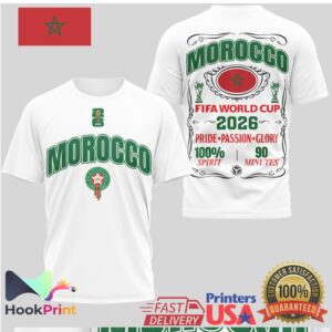Morocco National Team FIFA rld Cup 2026 Pride Passion Glory T Shirt