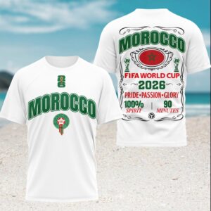 Morocco World Cup 2026 Atlas Lions National Team T Shirt Morocco World Cup 2026 Atlas Lions National Team T Shirt