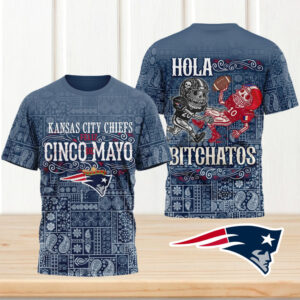 New England Patriots Feliz Cinco De Mayo Hola Bitchatos T Shirt