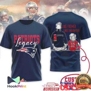 New England Patriots Legacy Like Father Like Son Daughter Gift T Shirt