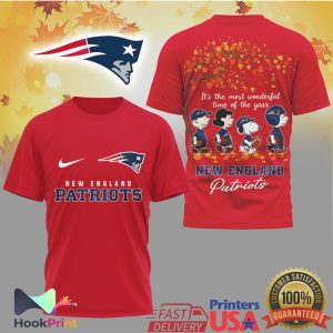 New England Patriots Peanuts Autumn Snoopy Friends Fall Football T Shirt New England Patriots Peanuts Autumn Snoopy Friends Fall Football T Shirt