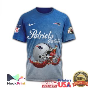 New England Patriots Popeye Drink Strong Play Hard Coca Cola NFL T Shirt