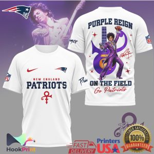 New England Patriots Prince Purple Reign On The Field T Shirt New England Patriots Prince Purple Reign On The Field T Shirt