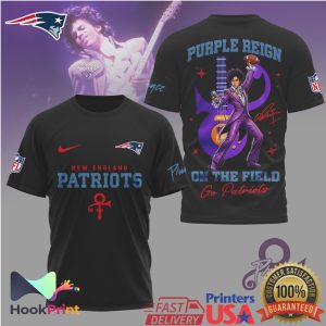 New England Patriots Prince Purple Reign On The Field T Shirt