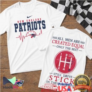 New England Patriots Stick Shift Gear Best Men Drive Stick In Their 70s T Shirt