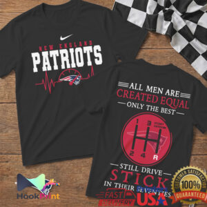 New England Patriots Stick Shift Gear Best Men Drive Stick In Their 70s T Shirt