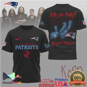New England Patriots x Korn Issues Doll Are You Ready Tribute T Shirt