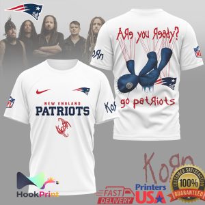 New England Patriots x Korn Issues Doll Are You Ready Tribute T Shirt