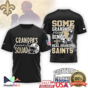 New Orleans Saints Grandpa’s Favorite Squad Best Grandpa Football Fan T Shirt New Orleans Saints Grandpa’s Favorite Squad Best Grandpa Football Fan T Shirt