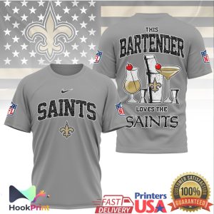 New Orleans Saints This Bartender Loves The Saints NFL Fan Shirt