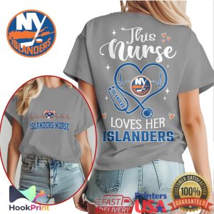 New York Islanders Nurse This Nurse Loves Her Islanders Hockey Fan Gift T Shirt